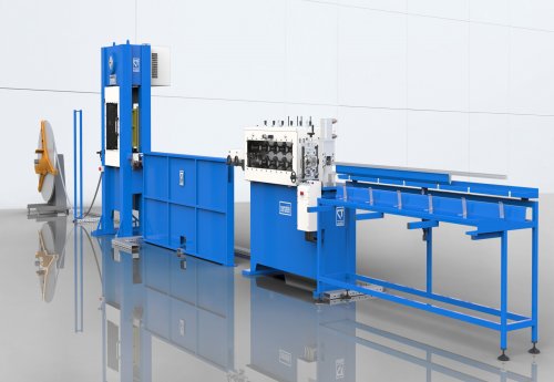 Lignes de production de profil de coin