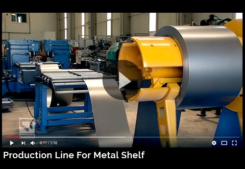 Production Line For Metal Shelf